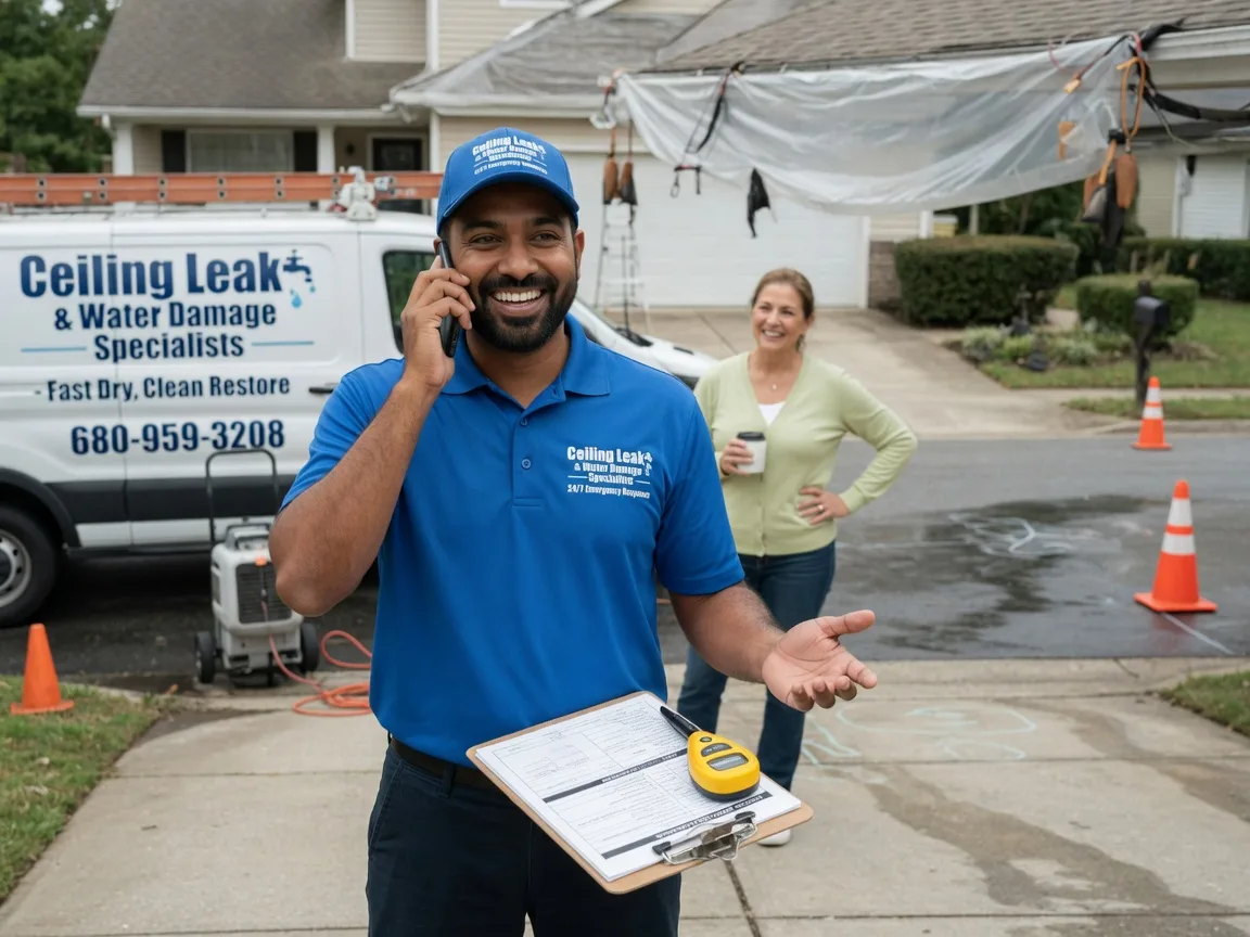 Ceiling Leak Cleanup Belvidere, NJ FAQs